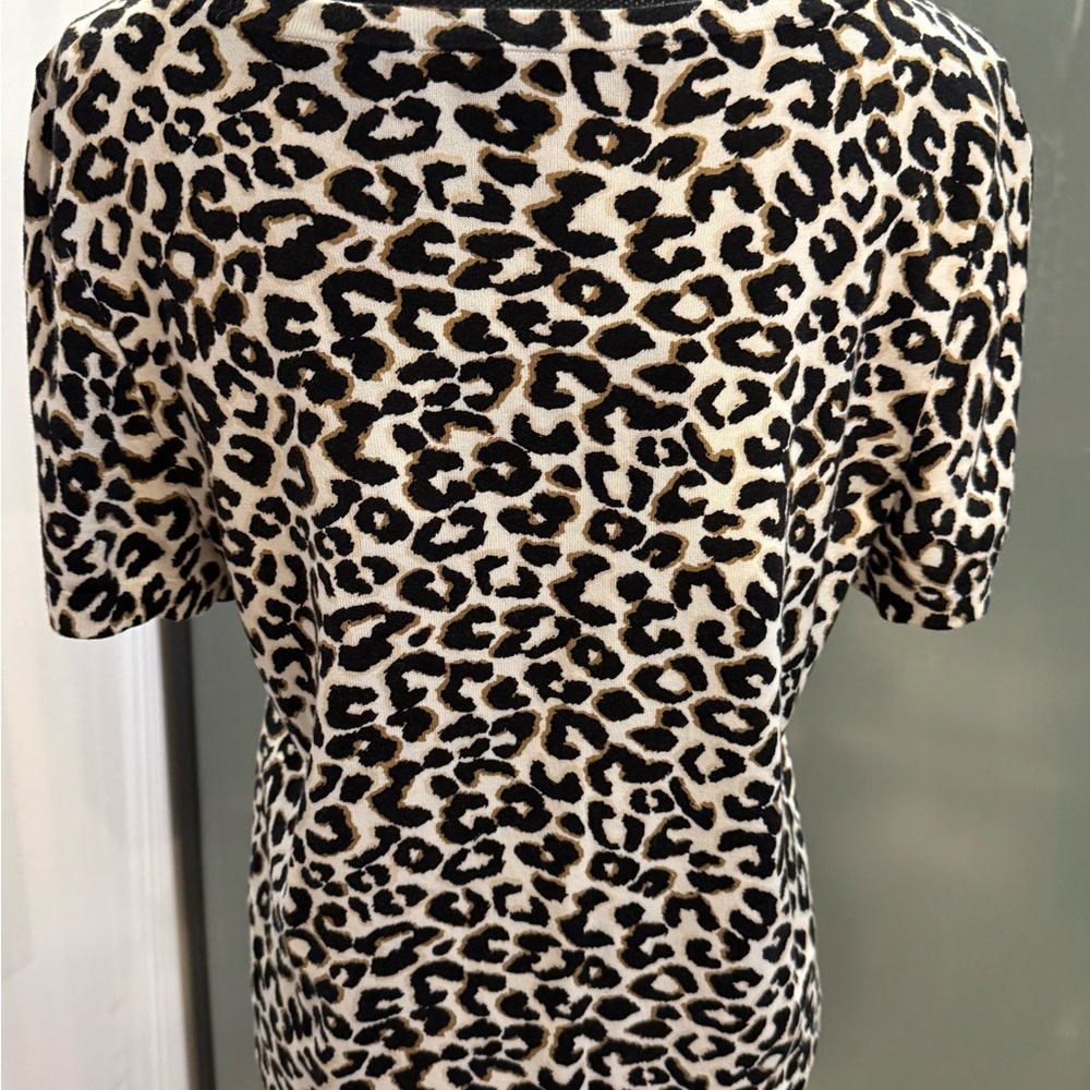 Talbots Leopard Print Women's Sweater - Picture 2 of 6